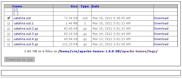 openCRX File Browser