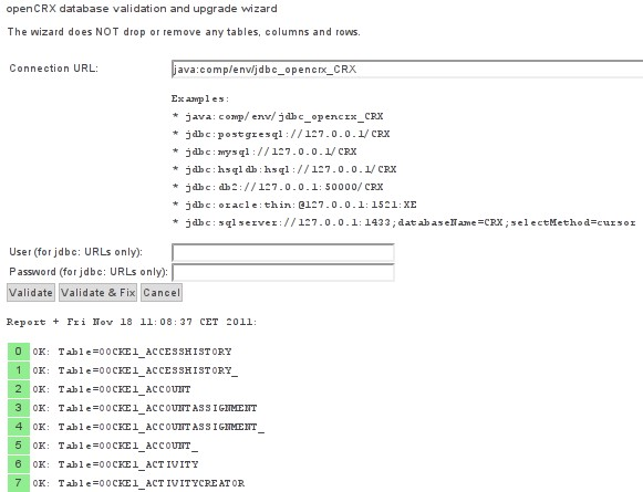 DB  schema wizard